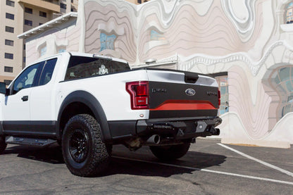 Addictive Desert Designs 17-18 Ford F-150 Raptor HoneyBadger Rear Bumper w/ 10in SR LED Mounts Addictive Desert Designs