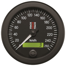 Load image into Gallery viewer, Autometer Stack 88mm 0-260 KM/H Electronic Speedometer - Black