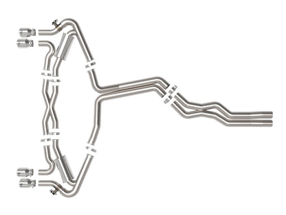 aFe 20-22 Audi RS6 Avant V8 4L(tt) MACH Force-Xp 3in to 2.5in 304 SS Cat-Back Exhaust w/Polished Tip aFe