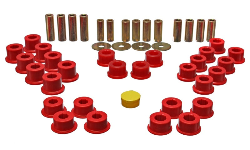 Energy Suspension 90-97 Mazda Miata Red Rear Control Arm Bushing Set - eliteracefab.com