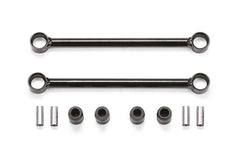 Fabtech 07-18 Jeep JK 4WD 3-5in Front Fixed Sway Bar End Link Kit - eliteracefab.com