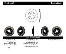 Load image into Gallery viewer, StopTech 05-10 Ford Mustang V6/4.0L / GT V8/4.6L Cross Drilled Left Rear Rotor - eliteracefab.com