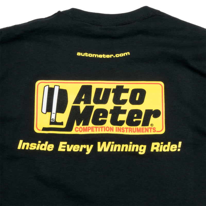 Autometer Black Competition Instruments T-Shirt - XXL 0422XXL