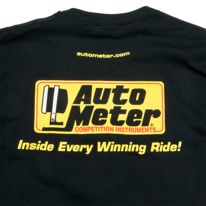Autometer Black Competition Instruments T-Shirt - XXL 0422XXL