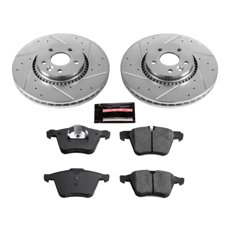 Power Stop 11-14 Volvo S60 Front Z23 Evolution Sport Brake Kit - eliteracefab.com