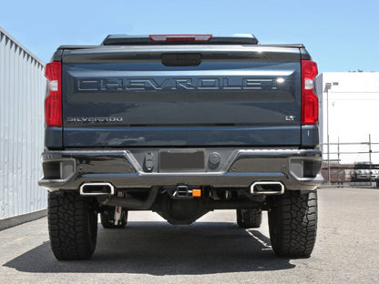 aFe Gemini XV 3in 304 SS Cat-Back Exhaust w/ Cutout 19-21 GM Silverado/Sierra 1500 V8 aFe