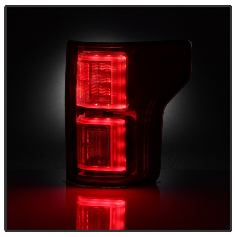 Spyder 18-19 Ford F-150 (w/o Blind Spot Sensor) LED Tail Lights - Red Clear (ALT-YD-FF15018-LED-RC) - eliteracefab.com