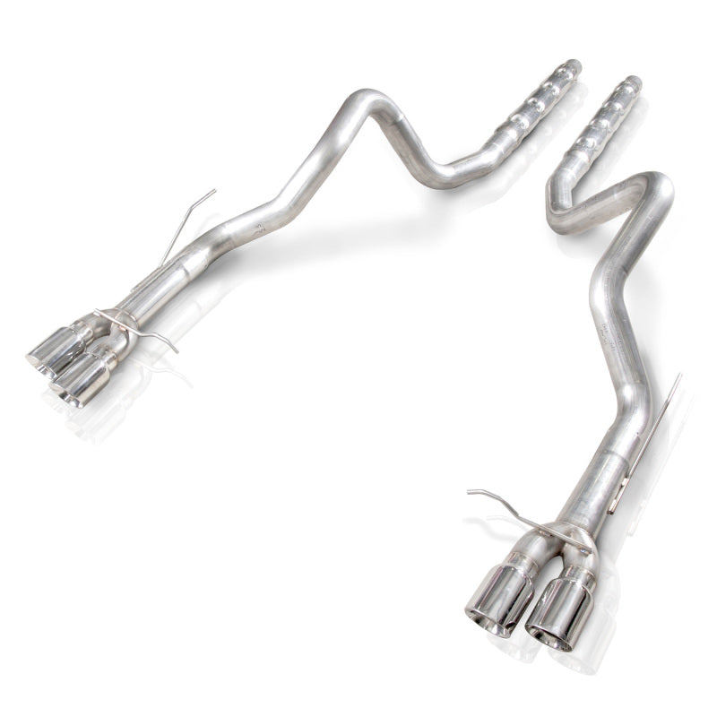 Stainless Works 2013-14 Ford Shelby GT500 3in Catback Retro Chambered Mufflers Resonator Delete Stainless Works