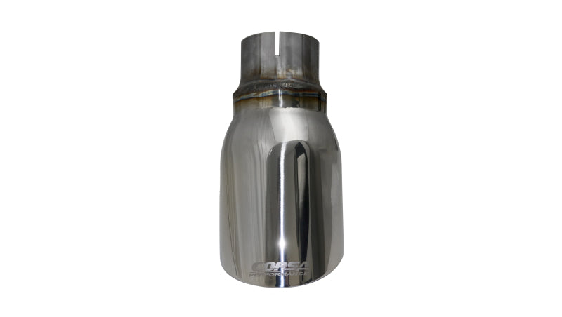 Corsa Single Universal 2.5in Inlet / 4in Outlet Polished Pro-Series Tip Kit CORSA Performance