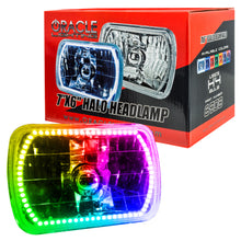 Load image into Gallery viewer, Oracle Pre-Installed Lights 7x6 IN. Sealed Beam - ColorSHIFT Halo - eliteracefab.com