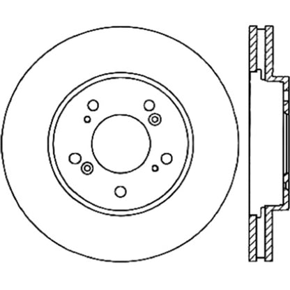 Stoptech 05-10 Honda Odyssey Front Cryo Rotor Stoptech