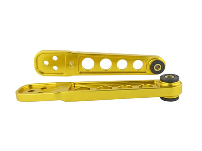 Skunk2 01-05 Honda Civic Gold Anodized Rear Lower Control Arm 542-05-0230 - eliteracefab.com