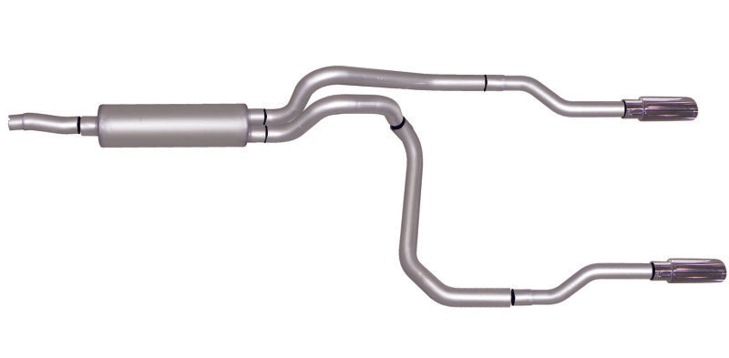 Gibson 02-03 Dodge Dakota SLT 3.9L 2.5in Cat-Back Dual Split Exhaust - Stainless Gibson