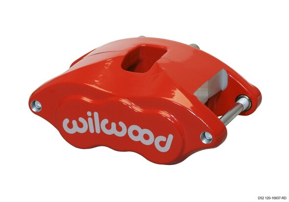 Wilwood Caliper-Forged Dynapro 6 5.25in Mount-Red-L/H 1.62/1.12/1.12in Pistons 0.81in Disc - eliteracefab.com