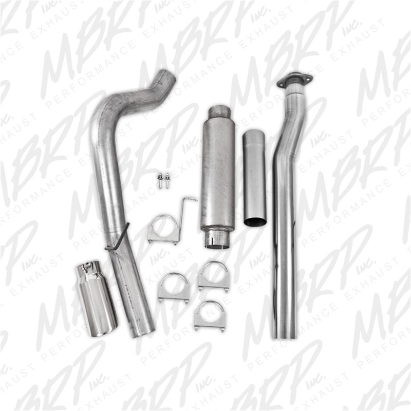 MBRP 11-13 Ford F-150 3.5L V6 EcoBoost 4in Cat Back Single Side Alum Exhaust System - eliteracefab.com