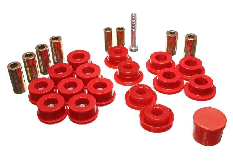 Energy Suspension Control Arm Bushings - Front - Red - eliteracefab.com