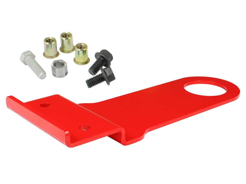 aFe Control Front Tow Hook Red 05-13 Chevrolet Corvette (C6) - eliteracefab.com