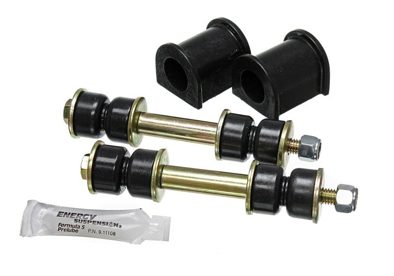 Energy Suspension 87-95 Pathfinder Black 24mm Front Sway Bar Frame Bushings - eliteracefab.com