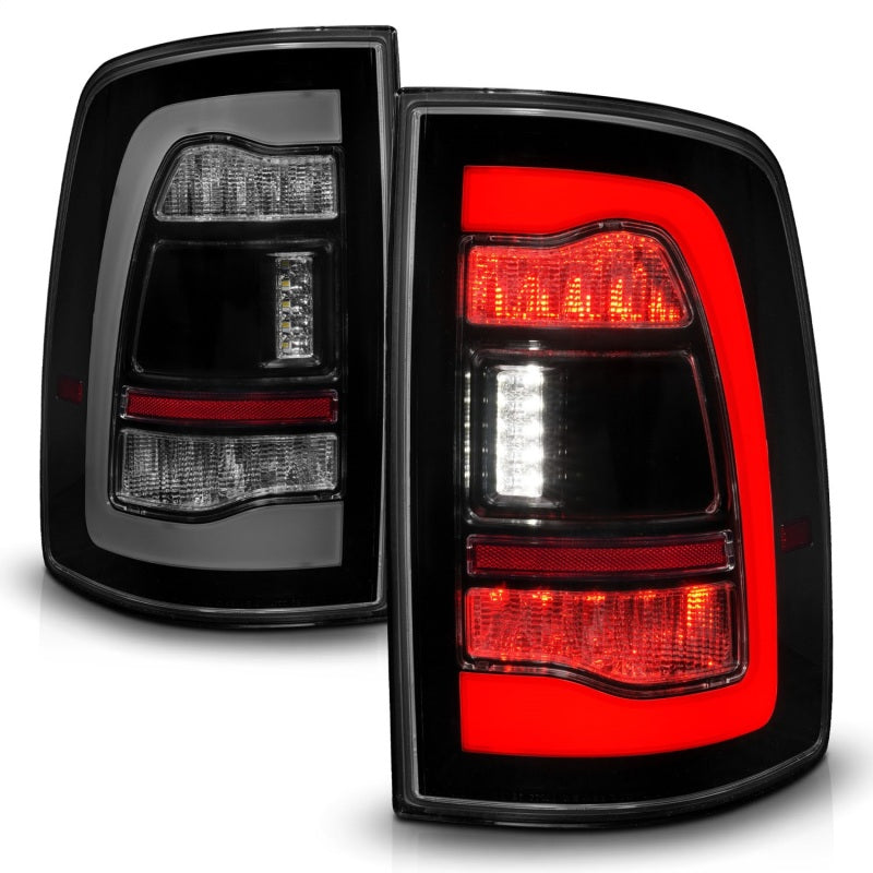 ANZO DODGE RAM 1500 09-18 / 2500/3500 10-18 LED TAIL LIGHTS BLACK SMOKE LENS W/ SEQUENTIAL SIGNAL (FOR ALL MODELS) - 311470