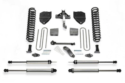 Fabtech 17-21 Ford F250/F350 4WD Diesel 4in Basic Sys w/Dlss Shks - eliteracefab.com