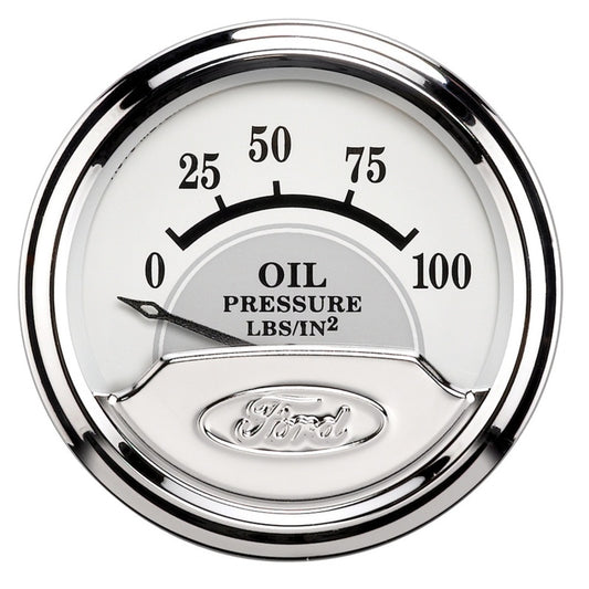 Autometer Ford Masterpiece 2in Short Sweep Electronic 0-100 PSI Oil Pressure Gauge 880352