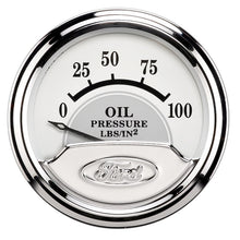 Load image into Gallery viewer, Autometer Ford Masterpiece 2in Short Sweep Electronic 0-100 PSI Oil Pressure Gauge