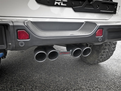 aFe Rebel Series 2.5in. 304 SS C/B Exhaust System 2018 Jeep Wrangler (JL) V6-3.6L - Black Tip aFe