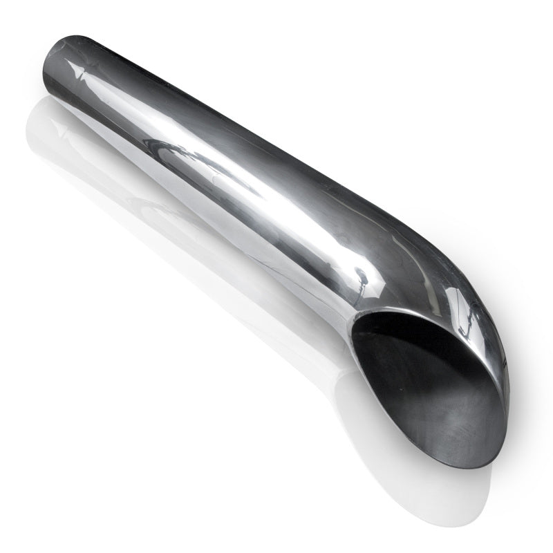 Stainless Works 2.5 ID INLET TURN DOWN MUFFLER Stainless Works