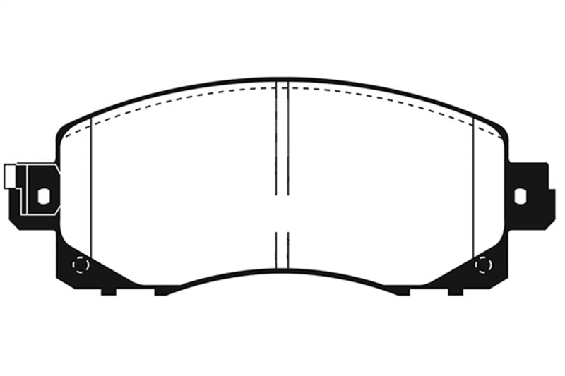 EBC 2018+ Subaru Crosstrek Greenstuff Front Brake Pads - eliteracefab.com