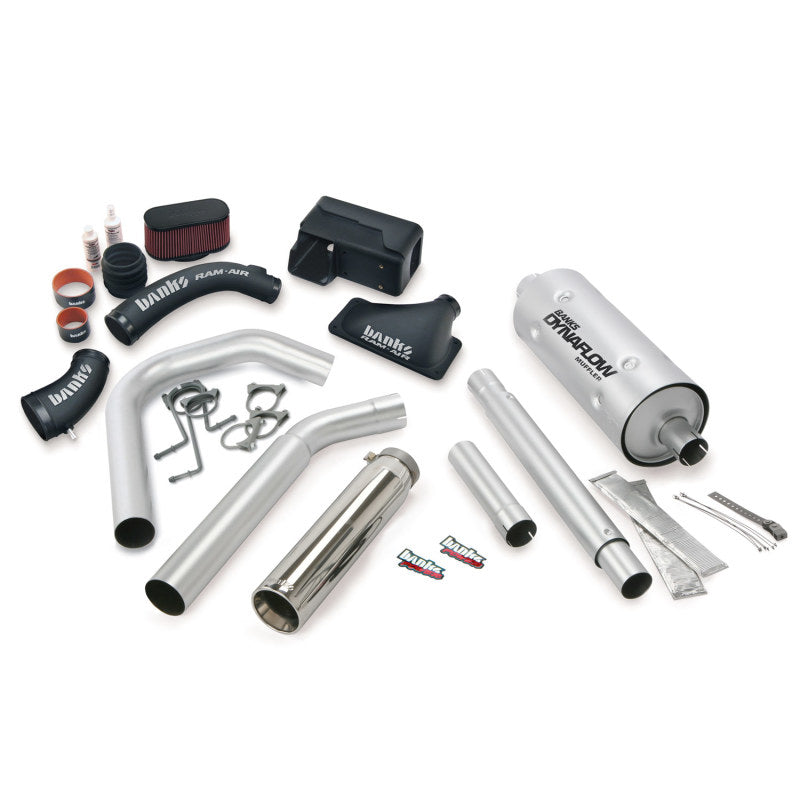 Banks Power 16-17 Ford 6.8L MH-A Stinger Bundle - SS Single Exhaust Left Exit w/ Chrome Tip Banks Power