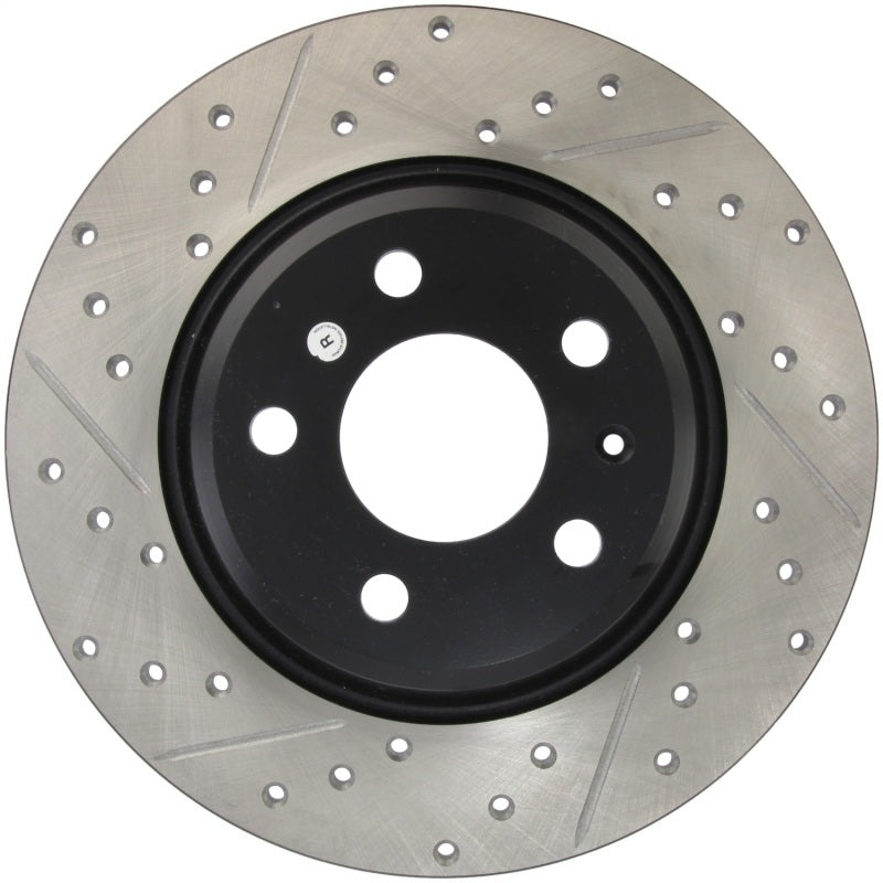 STOPTECH POWER SLOT 09-10 AUDI A4/A4 QUATTRO / 08-10 A5 / 10 S4 REAR RIGHT DRILLED & SLOTTED ROTOR, 127.33127R - eliteracefab.com