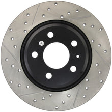 Load image into Gallery viewer, STOPTECH POWER SLOT 09-10 AUDI A4/A4 QUATTRO / 08-10 A5 / 10 S4 REAR RIGHT DRILLED &amp; SLOTTED ROTOR, 127.33127R - eliteracefab.com