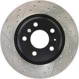 STOPTECH POWER SLOT 09-10 AUDI A4/A4 QUATTRO / 08-10 A5 / 10 S4 REAR RIGHT DRILLED & SLOTTED ROTOR, 127.33127R