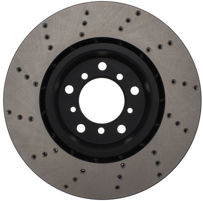 StopTech 01-06 BMW M3 Drilled Left Front Rotor - eliteracefab.com