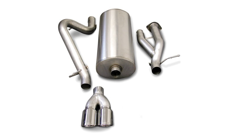 Corsa 03-06 Hummer H2 6.0L V8 Polished Sport Cat-Back Exhaust CORSA Performance