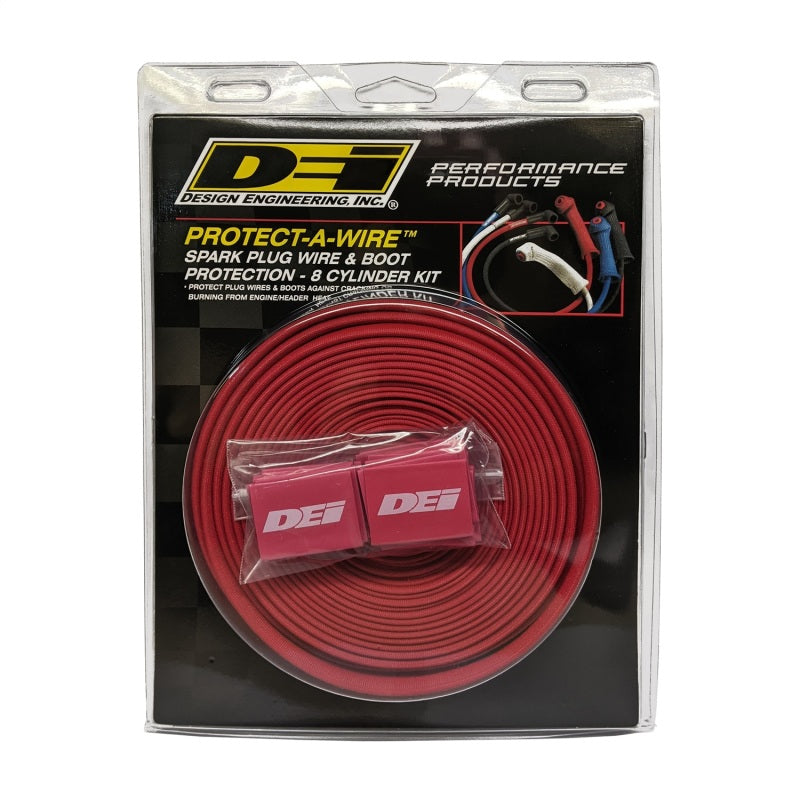 DEI Protect-A-Wire 8 Cylinder - Red DEI