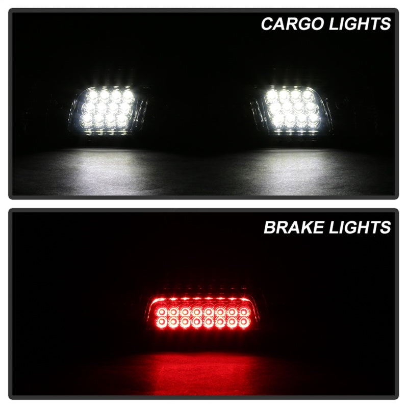 xTune 14-16 Chevrolet Silverado 1500 LED 3rd Brake Light - Smoke (BKL-CSIL14-LED-SM) - eliteracefab.com