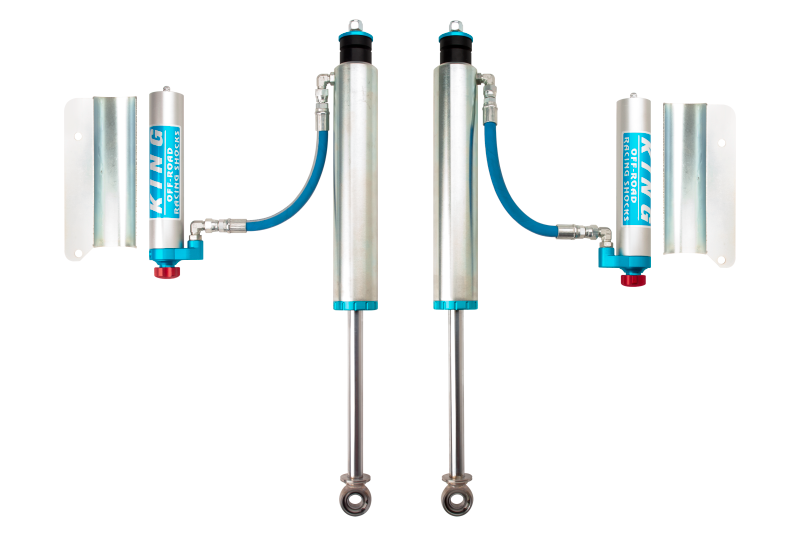 King Shocks 89-97 Toyota Land Cruiser 80 Rear 2.5 Dia Remote Res Shock 3-5in Lift w/Adjuster (Pair)