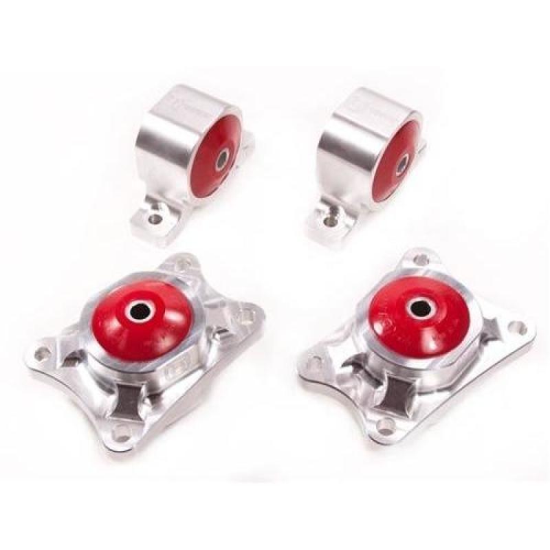 Innovative 00-09 Honda S2000 F-Series Silver Aluminum Mounts 75A Bushings Billet Rear Diff Mounts - eliteracefab.com