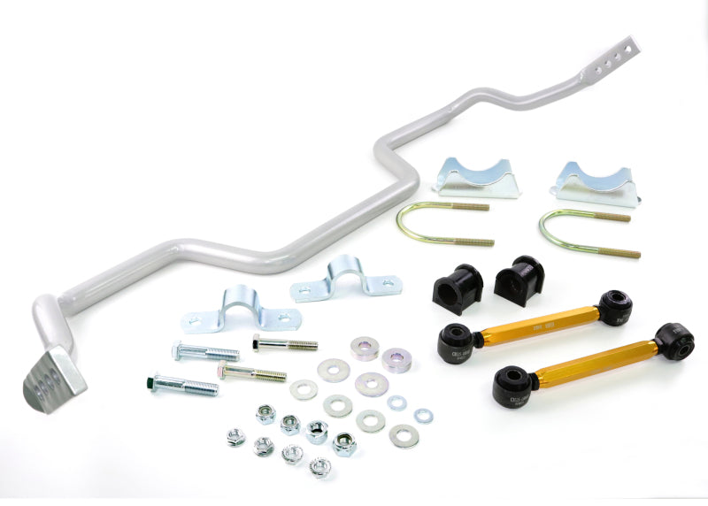 Whiteline 05+ Ford Mustang Coupe 8 cyl (Inc Shelby GT / GT500) Rear 27mm Heavy Duty Adj Swaybar - eliteracefab.com