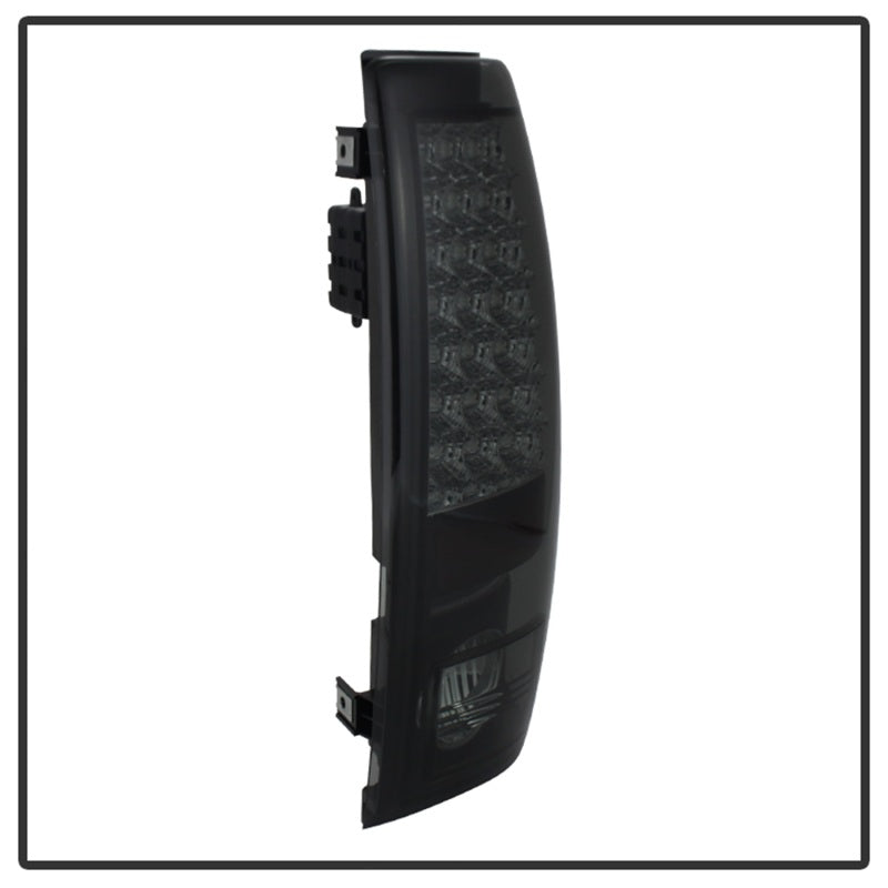 Spyder Chevy Silverado 1500 03-06 (Not Fit Stepside)LED Tail Lights Blk Smke ALT-YD-CS03-LED-BSM - eliteracefab.com