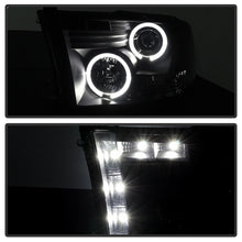 Load image into Gallery viewer, Spyder Dodge Ram 1500 09-14 Projector Headlights Halogen- LED Halo LED - Blk Smke PRO-YD-DR09-HL-BSM - eliteracefab.com