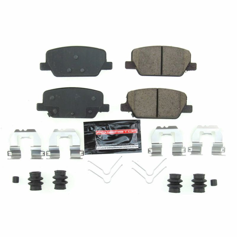 Power Stop 2019 Hyundai Santa Fe Rear Z23 Evolution Sport Brake Pads w/Hardware - eliteracefab.com