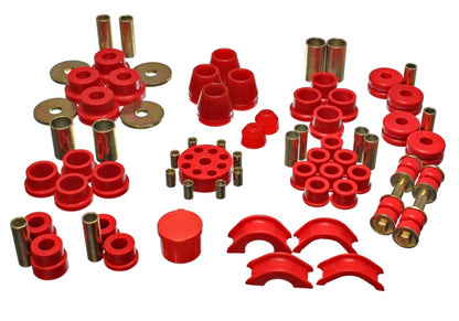 Energy Suspension 70-70 Nissan 240Z Red Hyper-Flex Master Bushing Set - eliteracefab.com