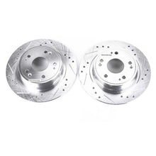 Load image into Gallery viewer, Power Stop 16-19 Acura ILX Rear Evolution Drilled &amp; Slotted Rotors - Pair - eliteracefab.com