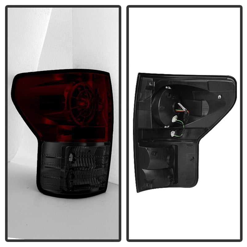 Spyder Toyota Tundra 07-13 LED Tail lights Red Smoke ALT-YD-TTU07-LED-RS - eliteracefab.com