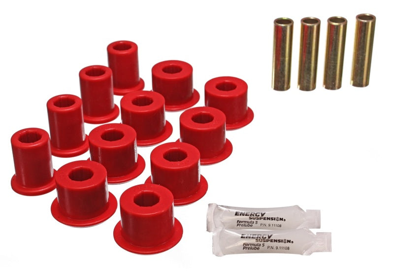 Energy Suspension 95-97 Toyota Tacoma / 89 4Runner / 89-95 Pick Up Red Rear Leaf Spring Shackle Bush - eliteracefab.com