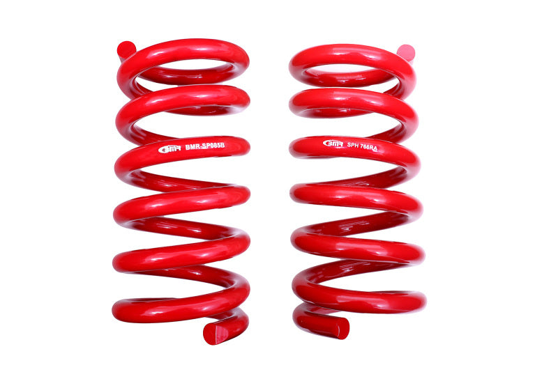 BMR 18-20 S550 Mustang GT MagneRide/15-20 GT350 Lowering Spring Set of Rear only - Red - eliteracefab.com