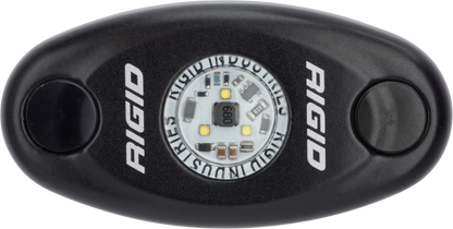 Rigid Industries A-Series Light - Black - High Strength - Amber - eliteracefab.com