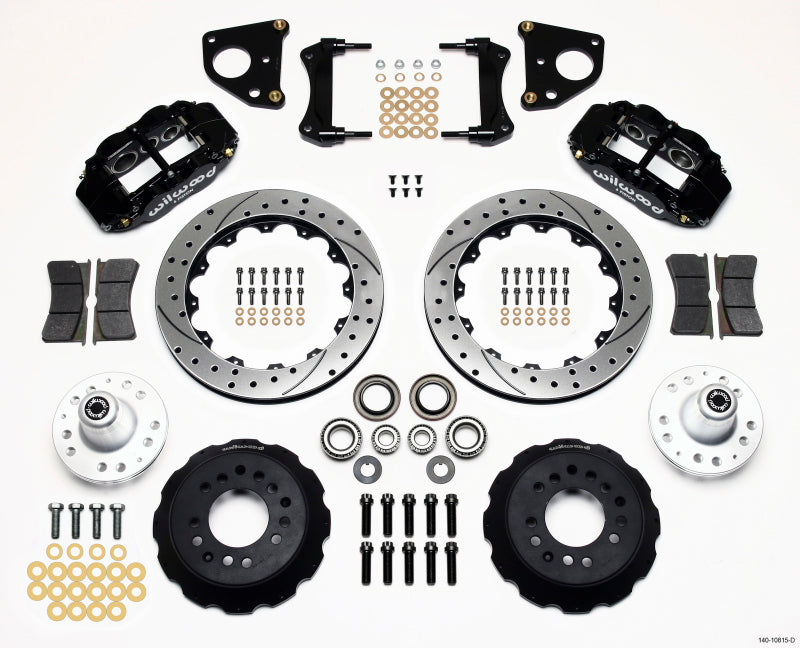 Wilwood Narrow Superlite 6R Front Hub Kit 12.88in Drilled 62-72 CDP B & E Body-Drum Wilwood